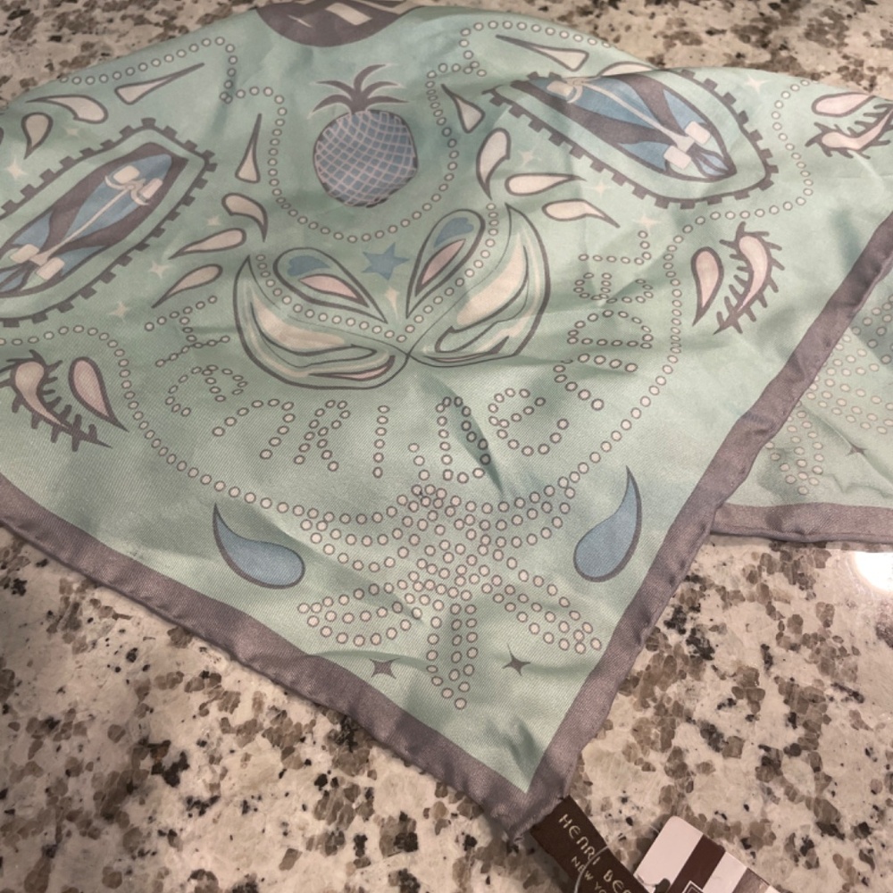 Henri Bendel Vintage Pastel Gastby Scarf - Picture 3 of 3